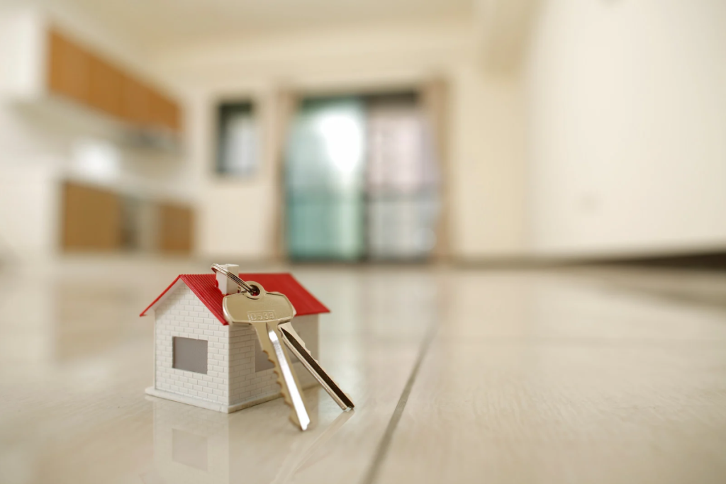 House with keys, decorative image